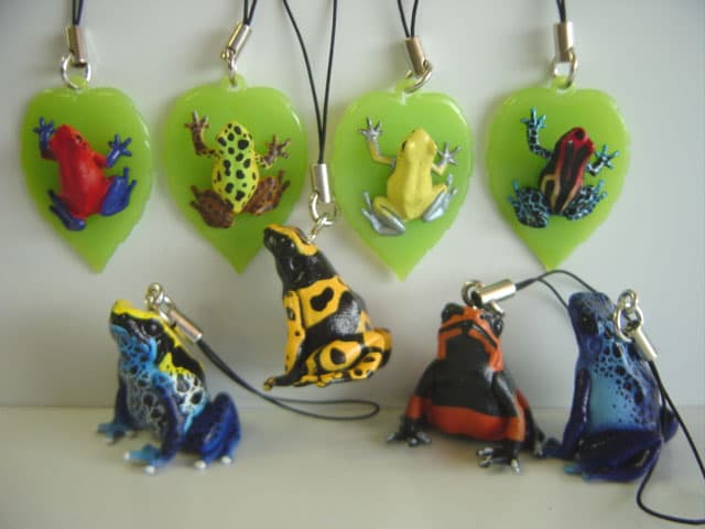 ♯Hoi26Hj　ネイチャーMONOヤドクガエル1ストラップマグネット16種