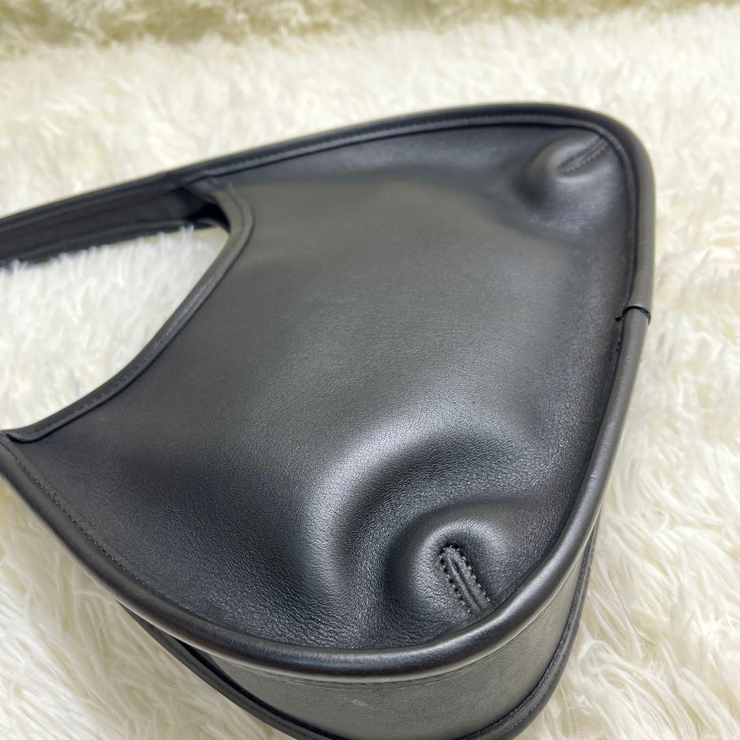 バッグ OLD COACH coach ergo mini black leather