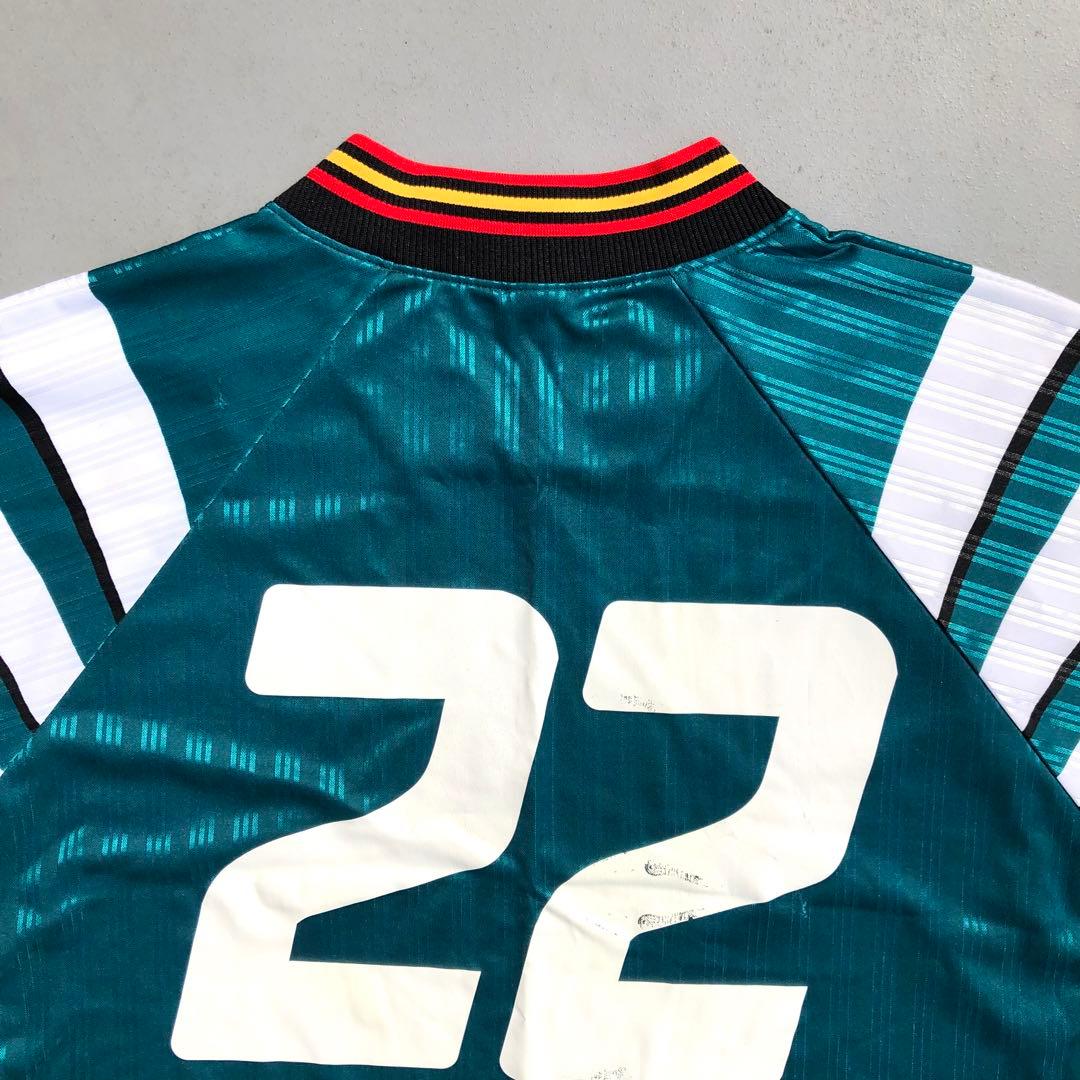 90s adidas サッカーユニフォーム セットアップ Oサイズ XL 緑 黒