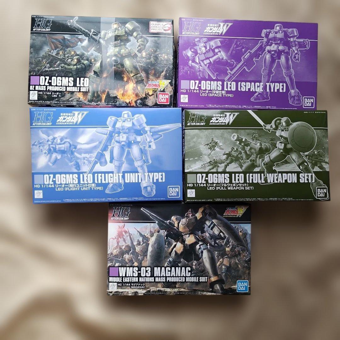 ナ*ん様 ガンプラHG　リーオーフルセット & マグアナック