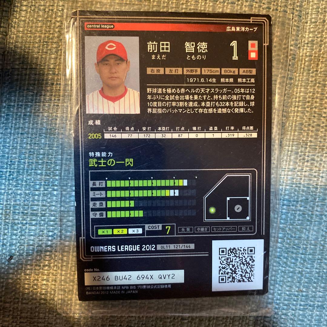 前田智徳カード