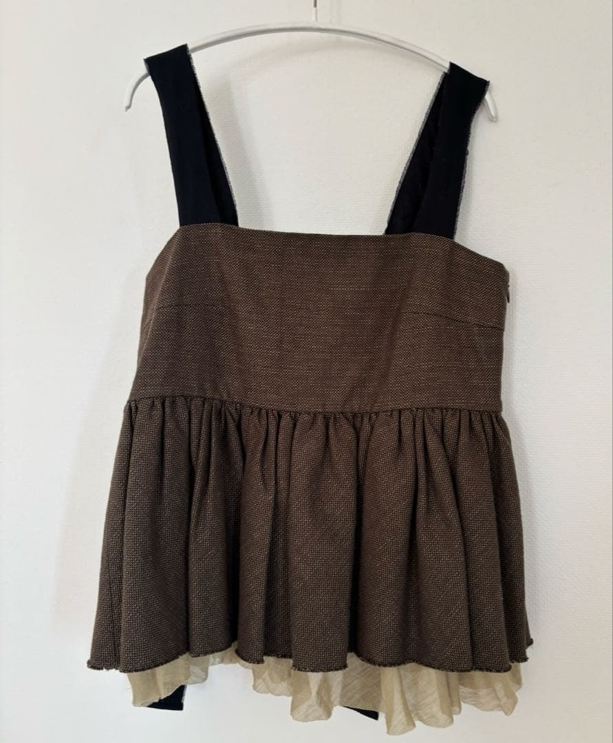 Curensology★カレンソロジー　プリペラ　ビスチェ　ブラウン