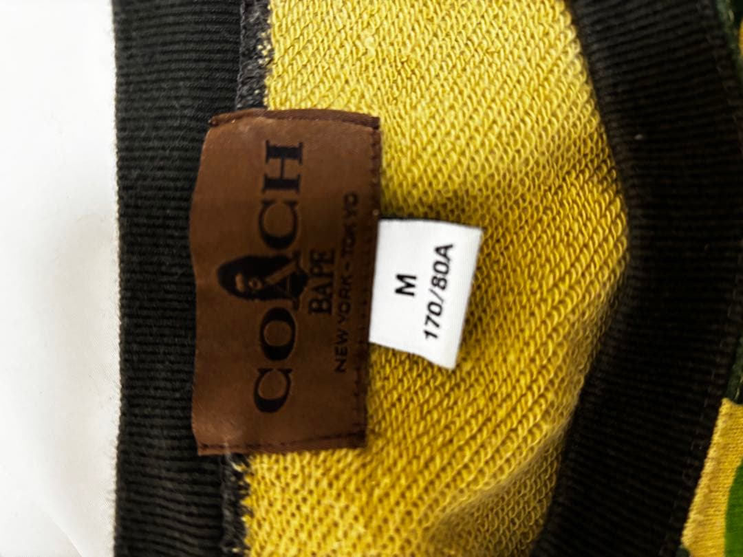 COACH×BAPE カモフラスウェット　Mサイズ