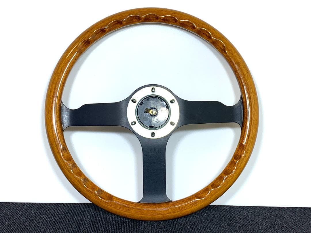 モモ TYP FL35 ウッド ステアリング 34.5Φ 希少 欧州専売モデル