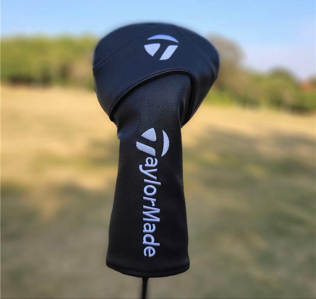 【新製品4点セット】テーラーメイドシンプルユニセックスゴルフクラブカバー 黒色