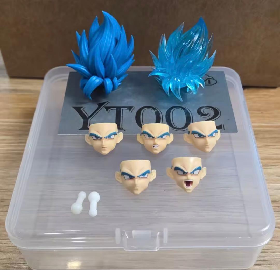 フィギュアーツ　スーパーサイヤ人ブルー　孫悟空　カスタムヘッドセット