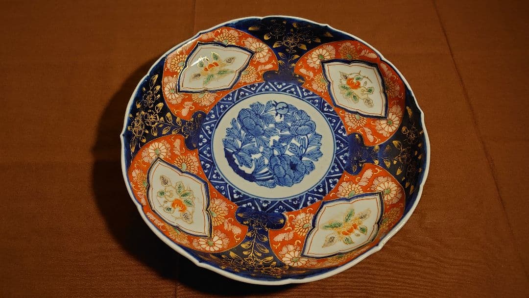 大聖寺伊万里　古伊万里　伊万里　菓子皿　鑑賞陶器　蔵出し　富貴長春　１客