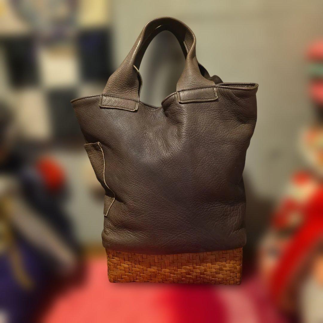 やまぶどうバック　山葡萄　のぼり　墨染　山葡萄　かごバック