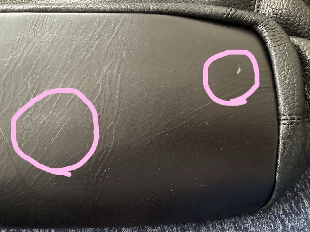 【ブティック限定】ANNA SUI ブラックレザー ハンドバッグ