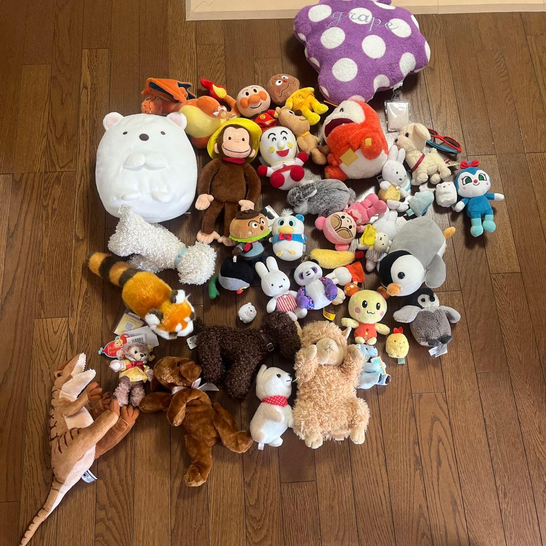 ぬいぐるみ まとめ売り ポケモン アンパンマン ミッフィー すみっこぐらし 等