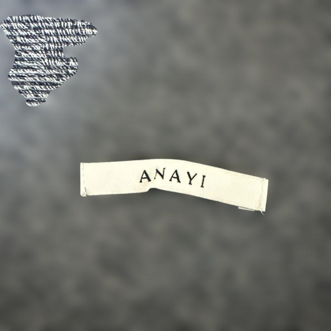 アナイ　ANAYI ワンピース　クリスマス　ツイード　ジャガード