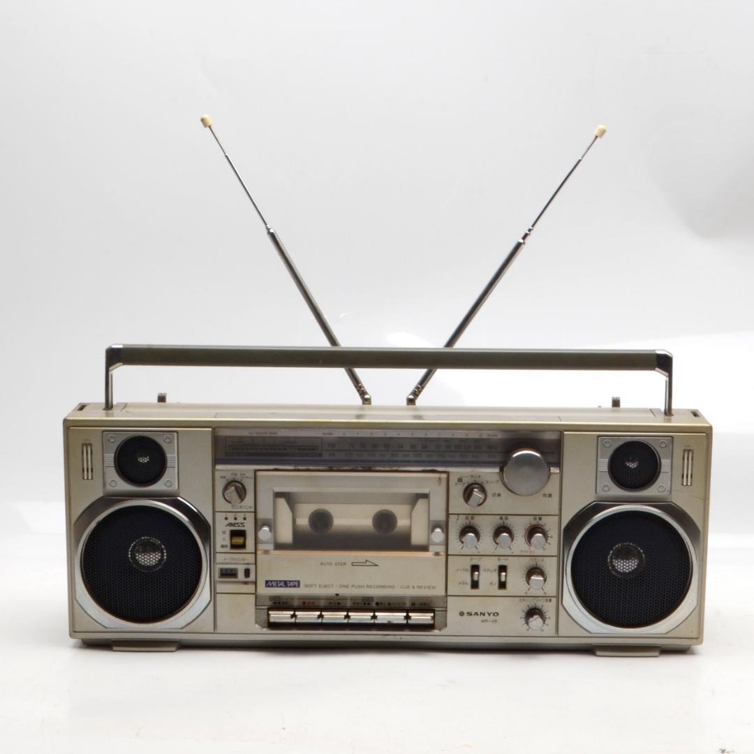 は*ん様 レトロ★SANYO　MR-V8　ラジカセ　三洋　ラジオ確認　ジャンク