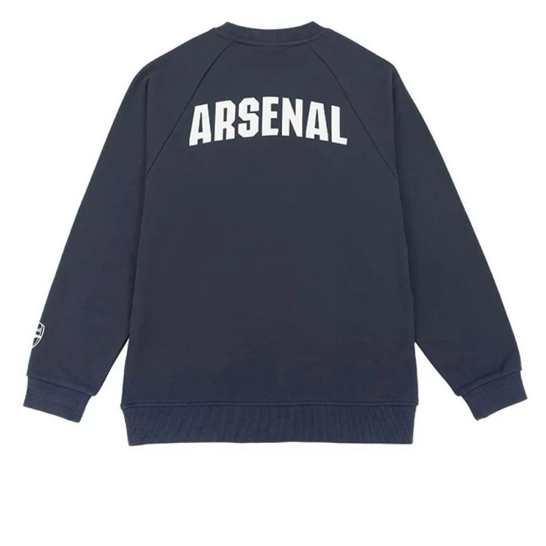 【公式ライセンス】アーセナルFC ビッグロゴ スウェット ネイビー Lサイズ