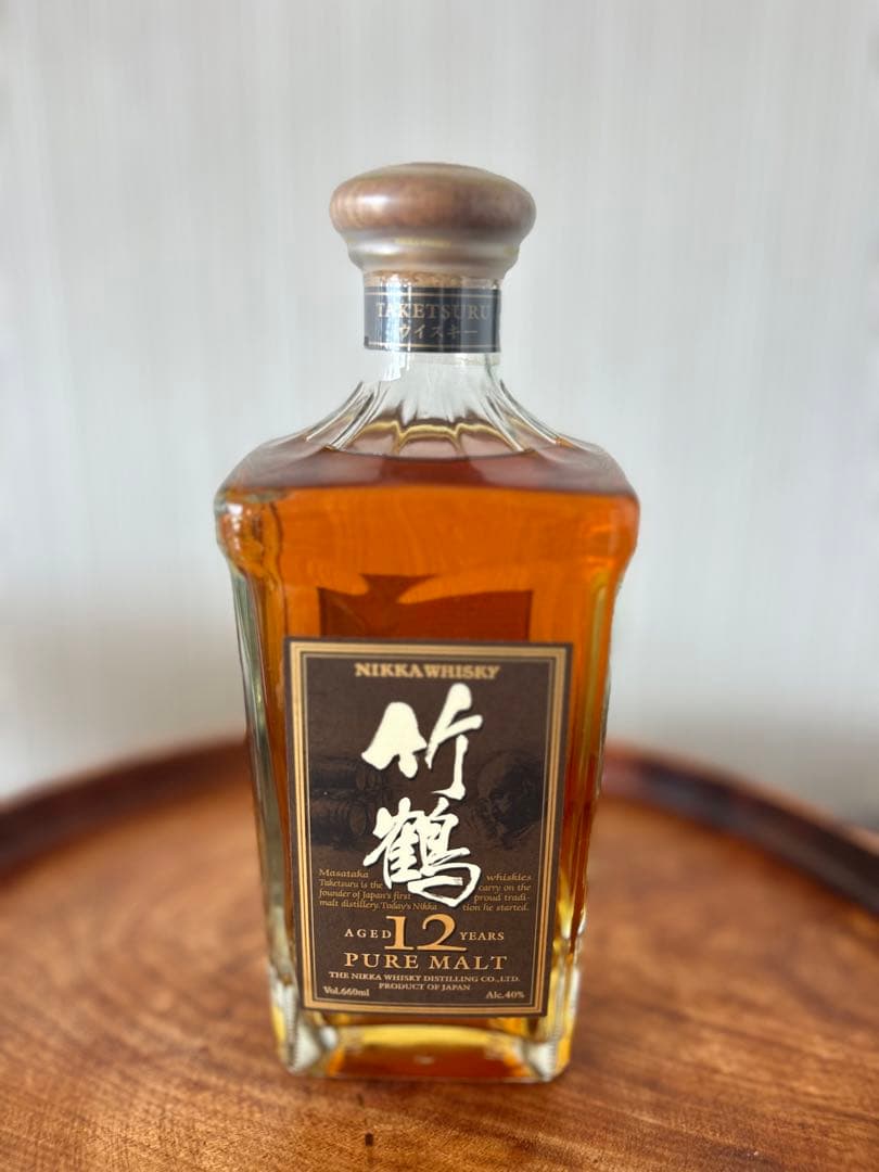 NIKKA WHISKY 竹鶴 12年 ピュアモルト 660ml 角瓶