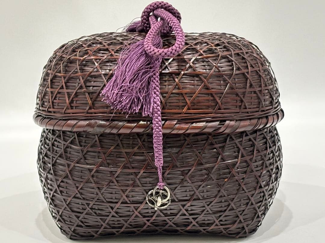 茶道具 吉川日月 御所篭 野点籠 茶籠一式セット 紙箱