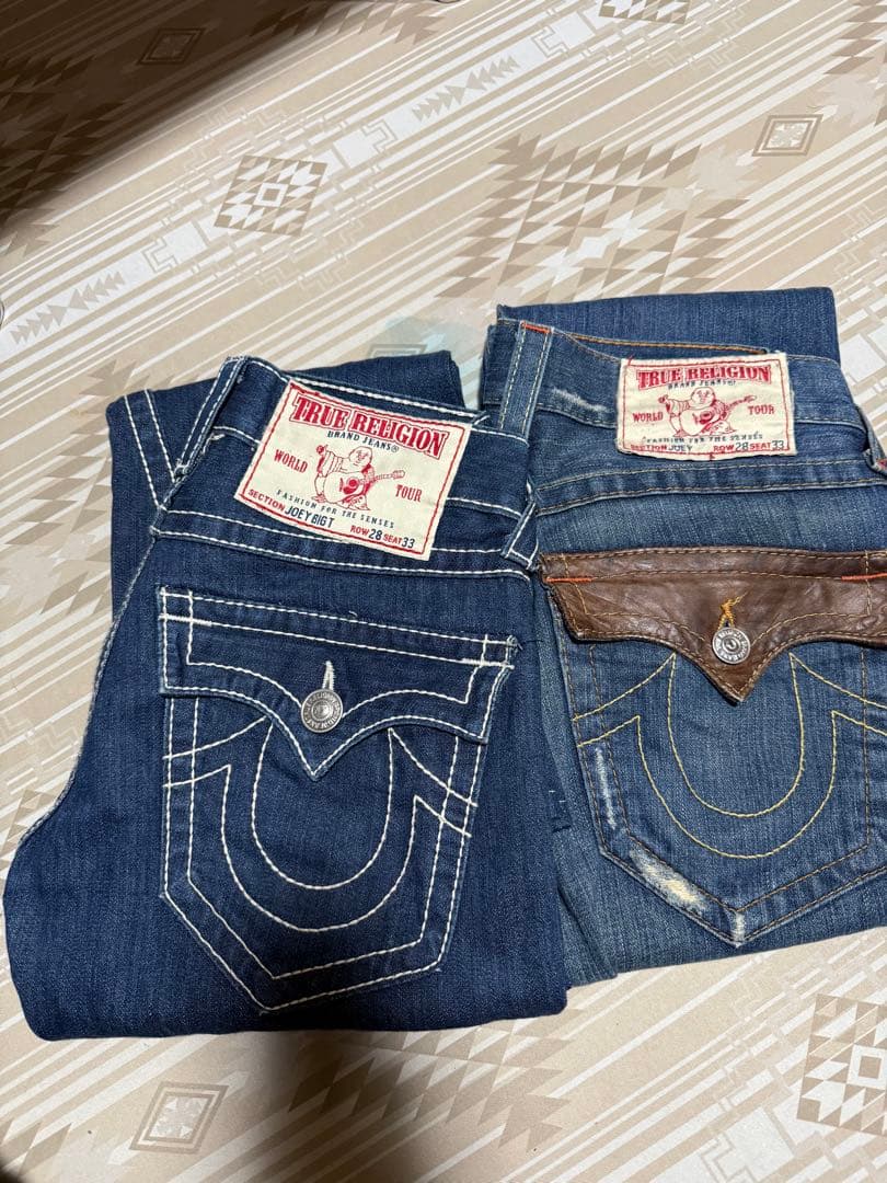 TRUE RELIGION JOEY BIG Tフレア デニム 28インチ