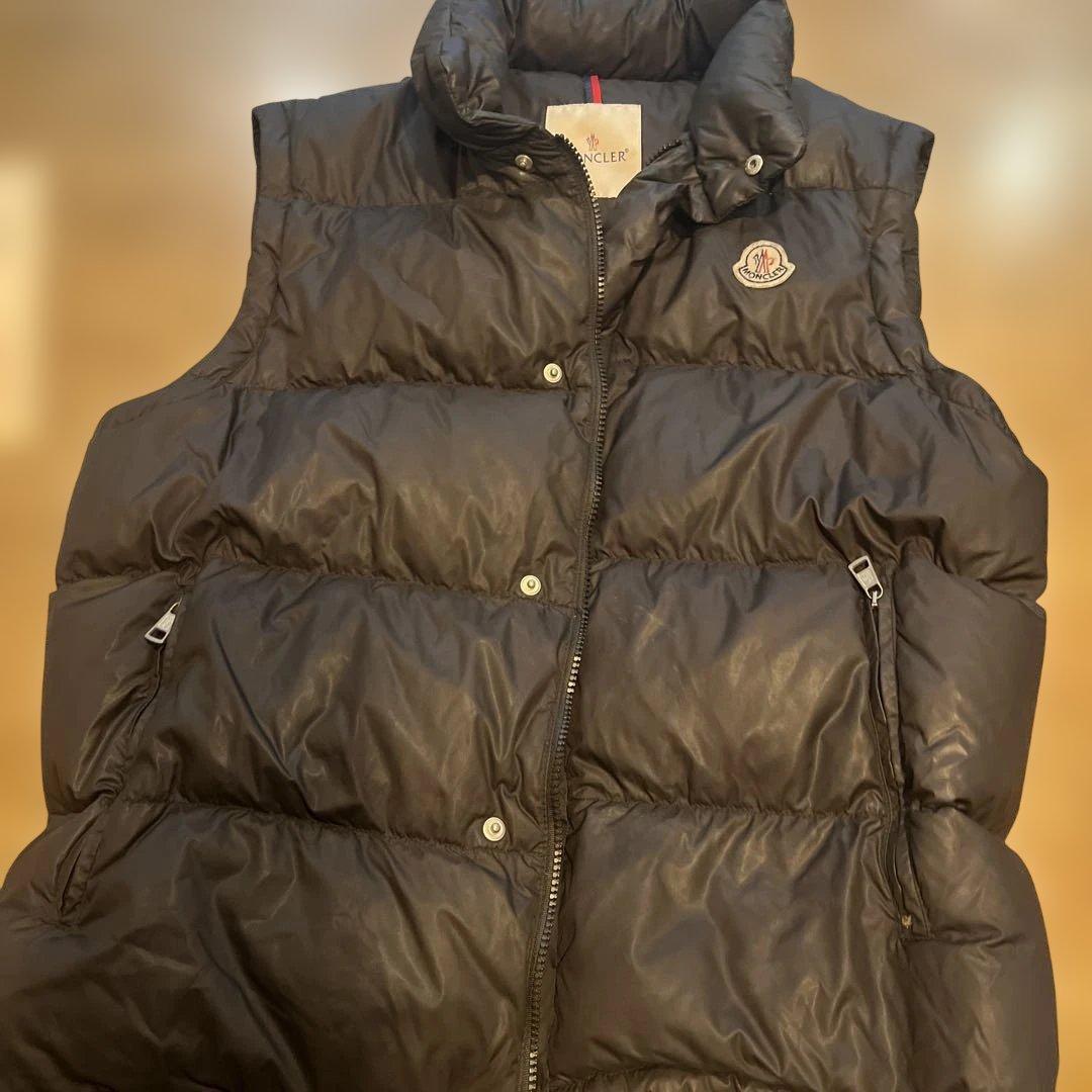 MONCLER ブラック ダウンジャケット サイズ1