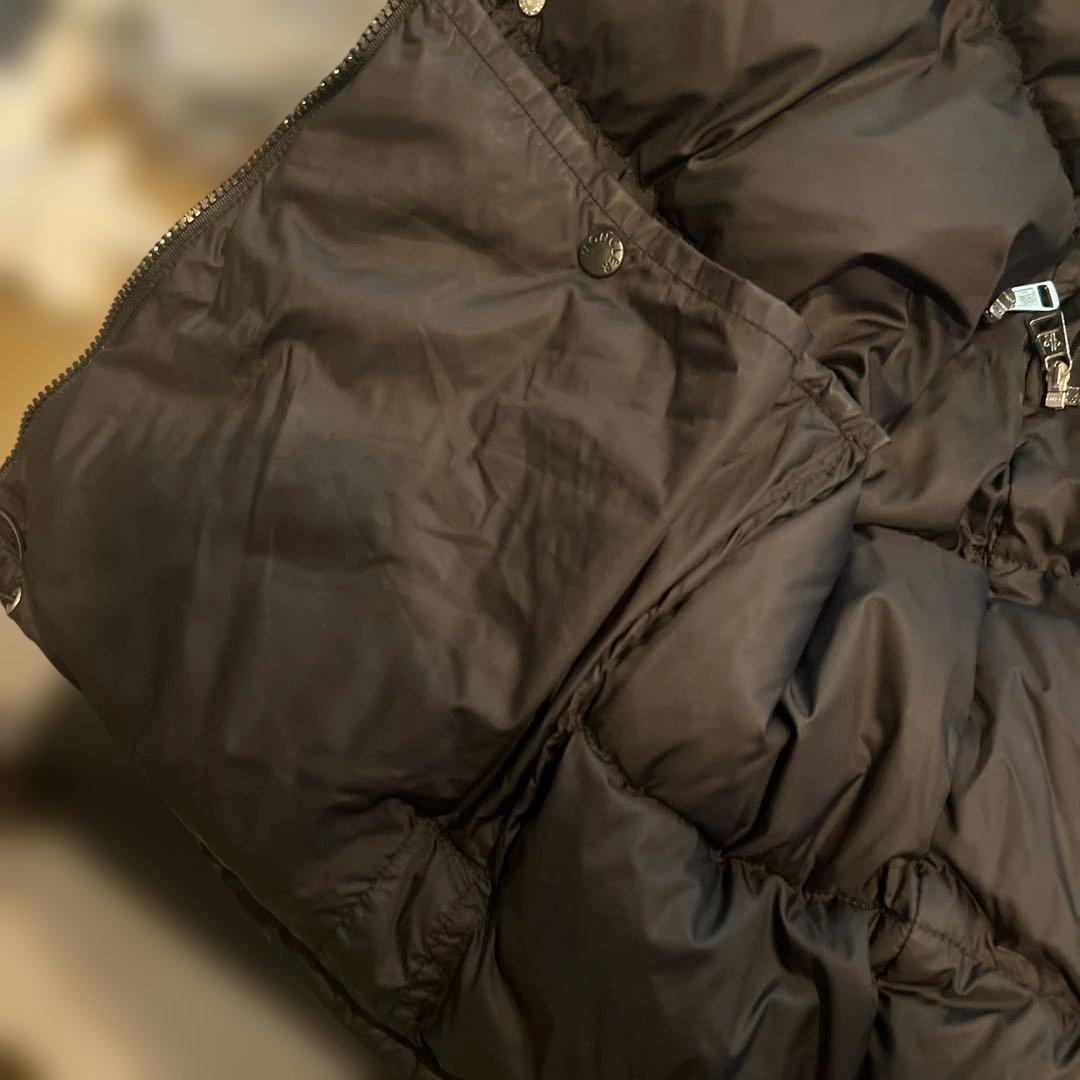 MONCLER ブラック ダウンジャケット サイズ1