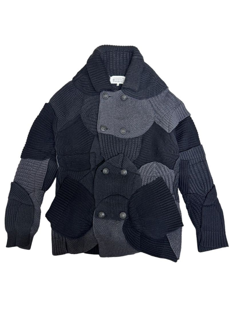 13aw パッチワーク ビーニー ニット セーター 再構築 アーティザナル