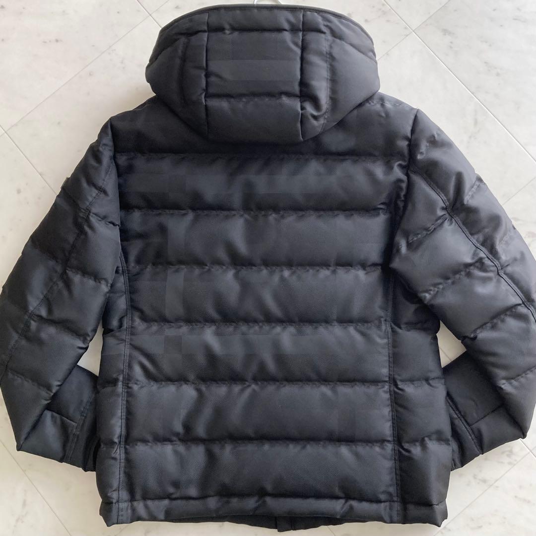 未使用級 ブラックレーベル クレストブリッジ シャドーチェック ダウンジャケット