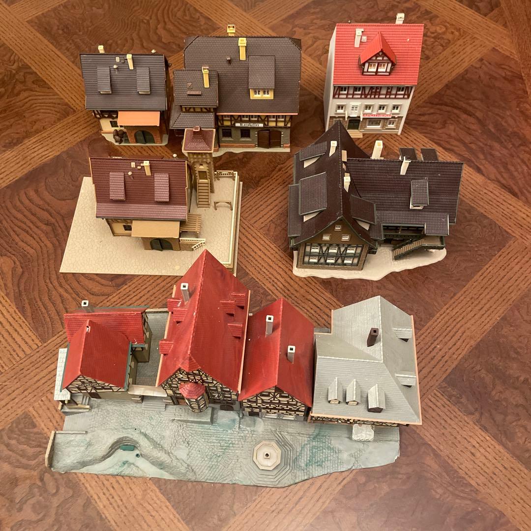 Nゲージ ドイツ風建物模型 6点 ストラクチャー VOLLMER kibri