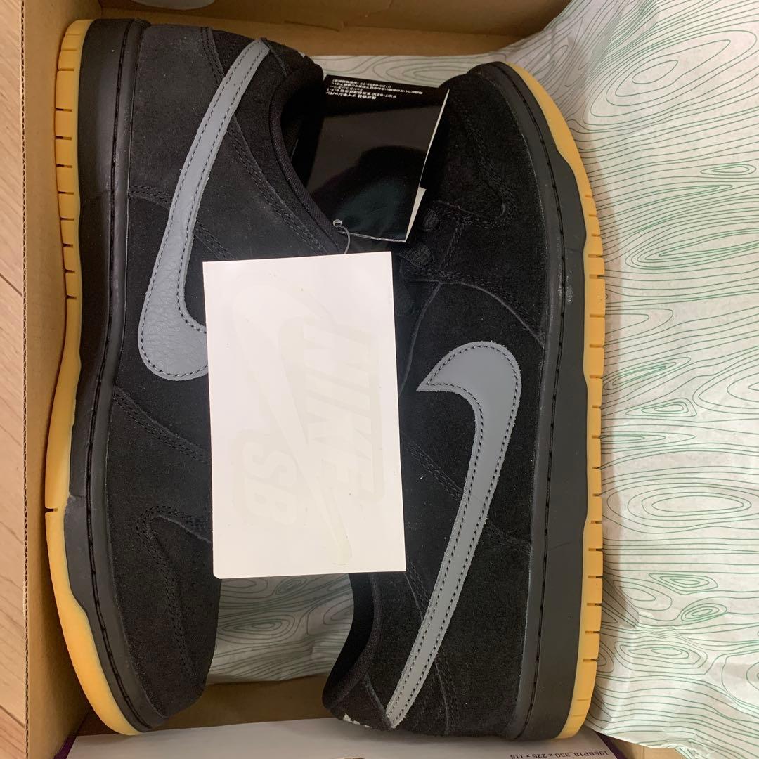 スケートボード Nike SB Dunk Low BLACK/FOG 27.5cm