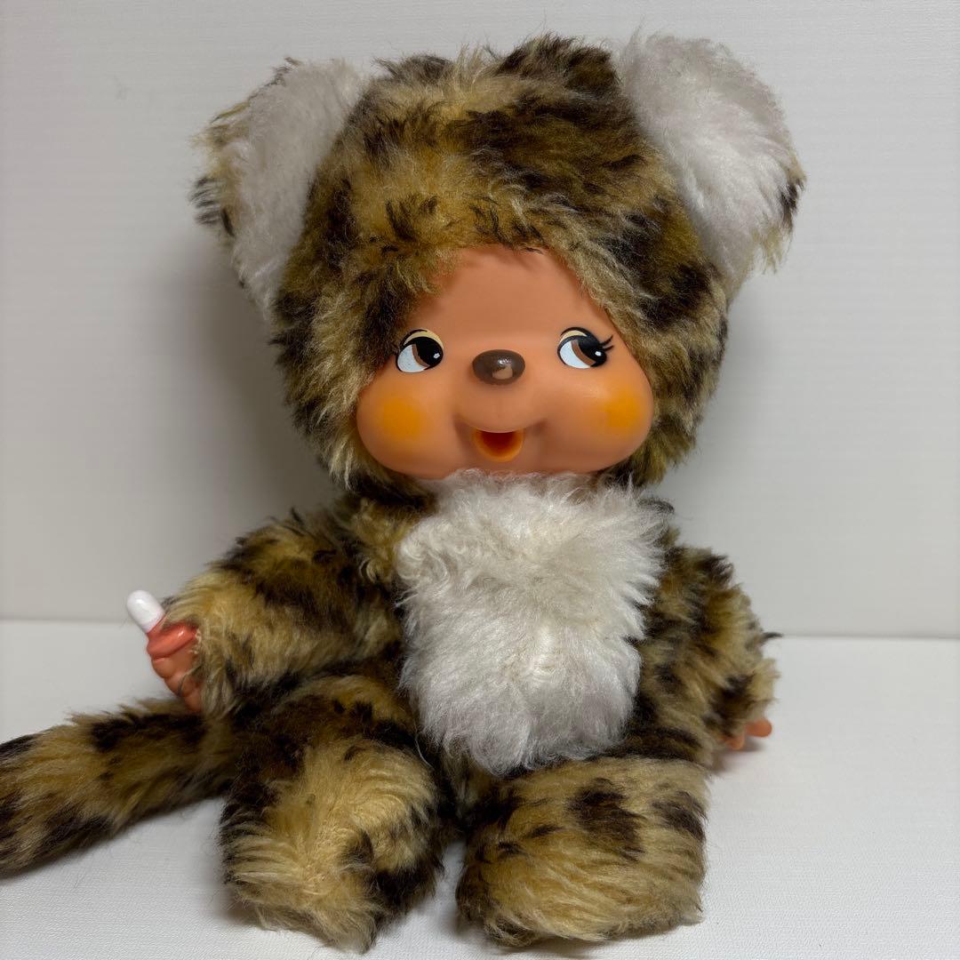 ビンテージ ヒョウ モンチッチ エンドーチェーン monchhichi 577