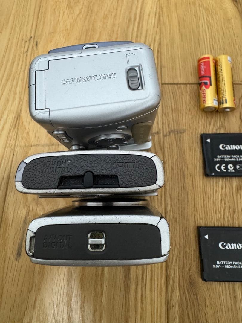 Canon デジカメまとめ売り 3台動作確認