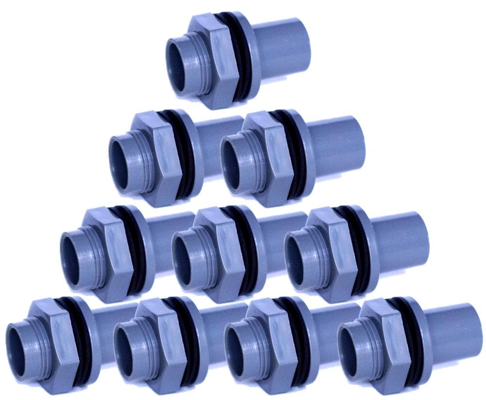 バルブソケット２０Ａ　パッキン２個付　１０個セット　水槽　ろ過　配管　バルソケ