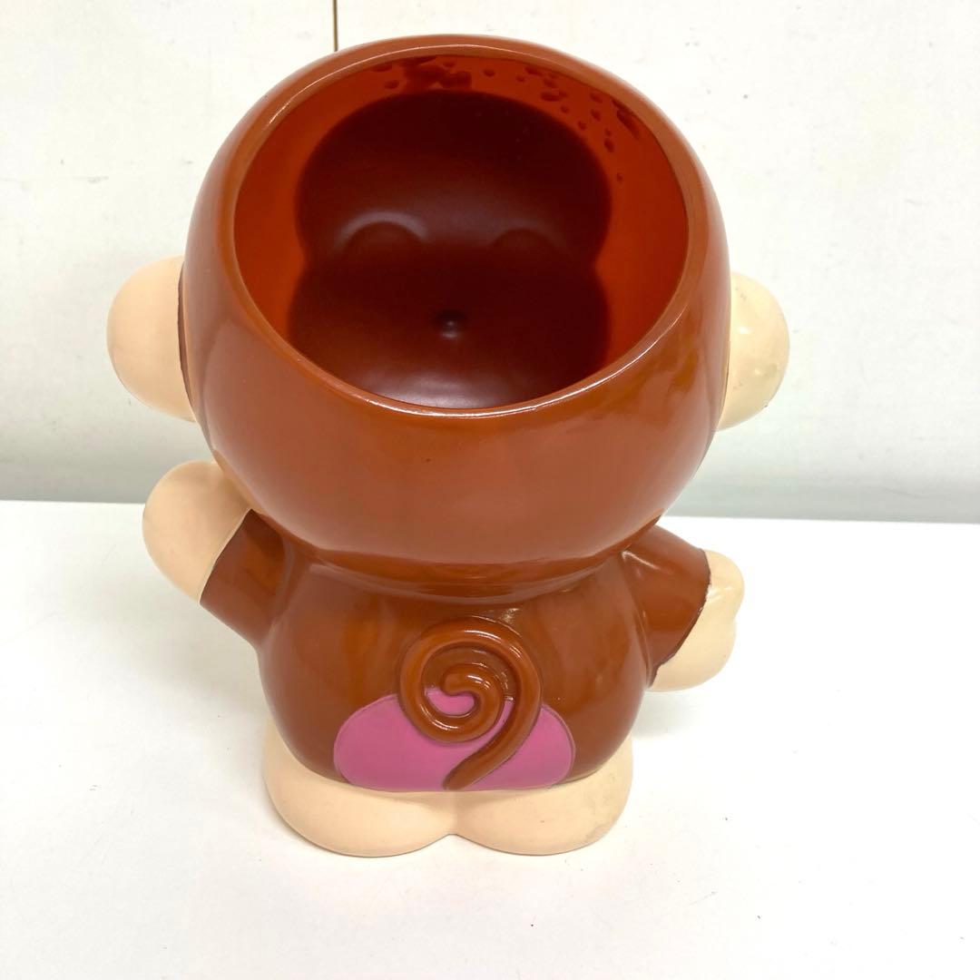 B385-21 Sanrio サンリオ　おさるのもんきち　ゴミ箱