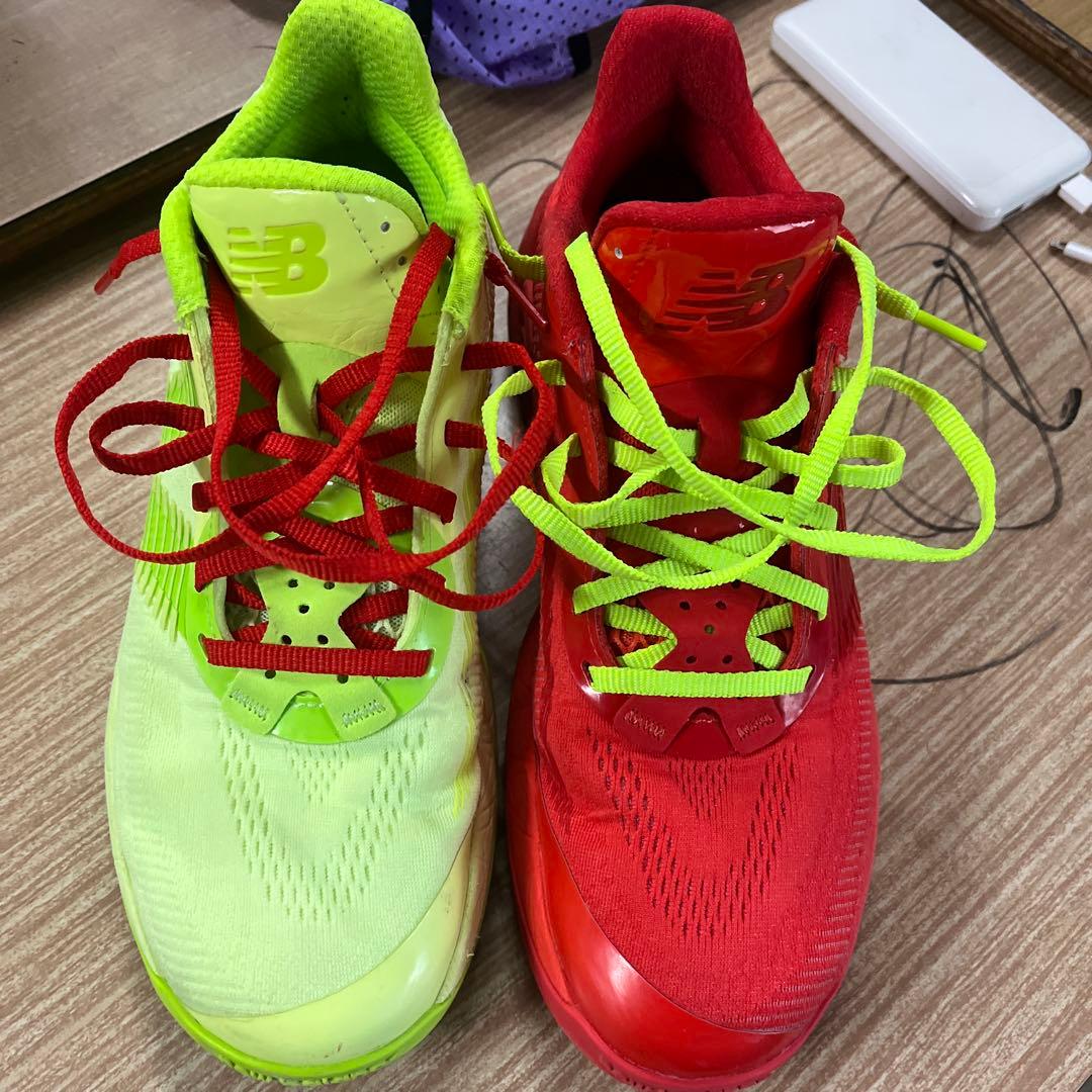 New Balance バスケットボールシューズ レッド/グリーン