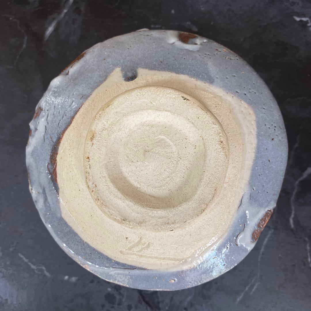 茶碗　鼠志野　志野　茶碗『野中春清 造』共箱　茶道具