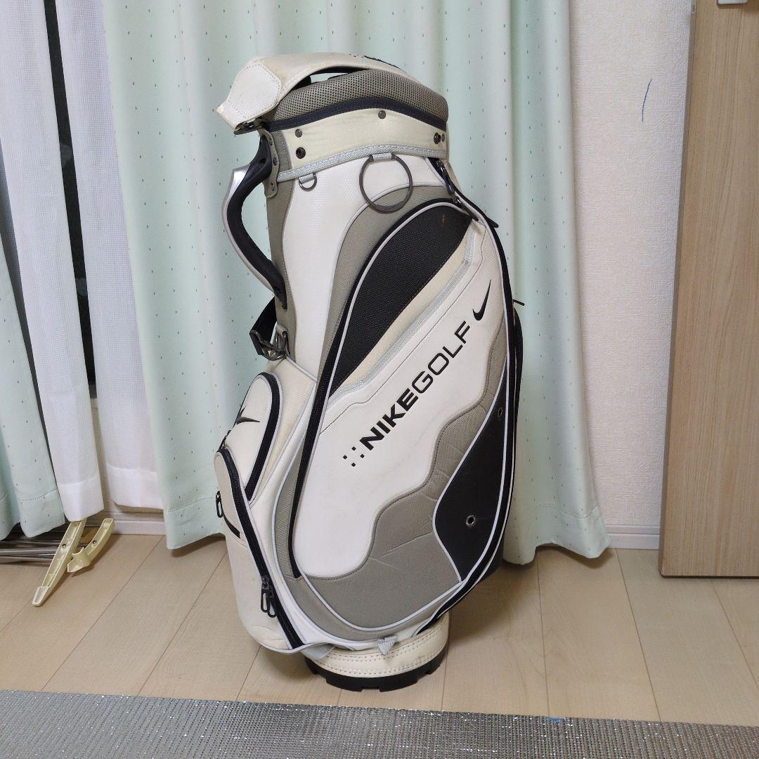 NIKEGOLF キャディバッグ ホワイト/ブラック　ナイキゴルフクラブセット