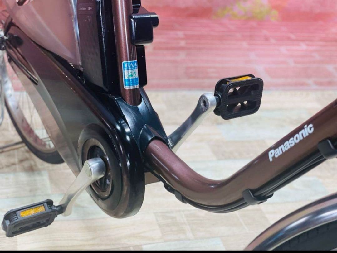 K2443 電動自転車パナソニック ママチャリ 24インチ 送料無料