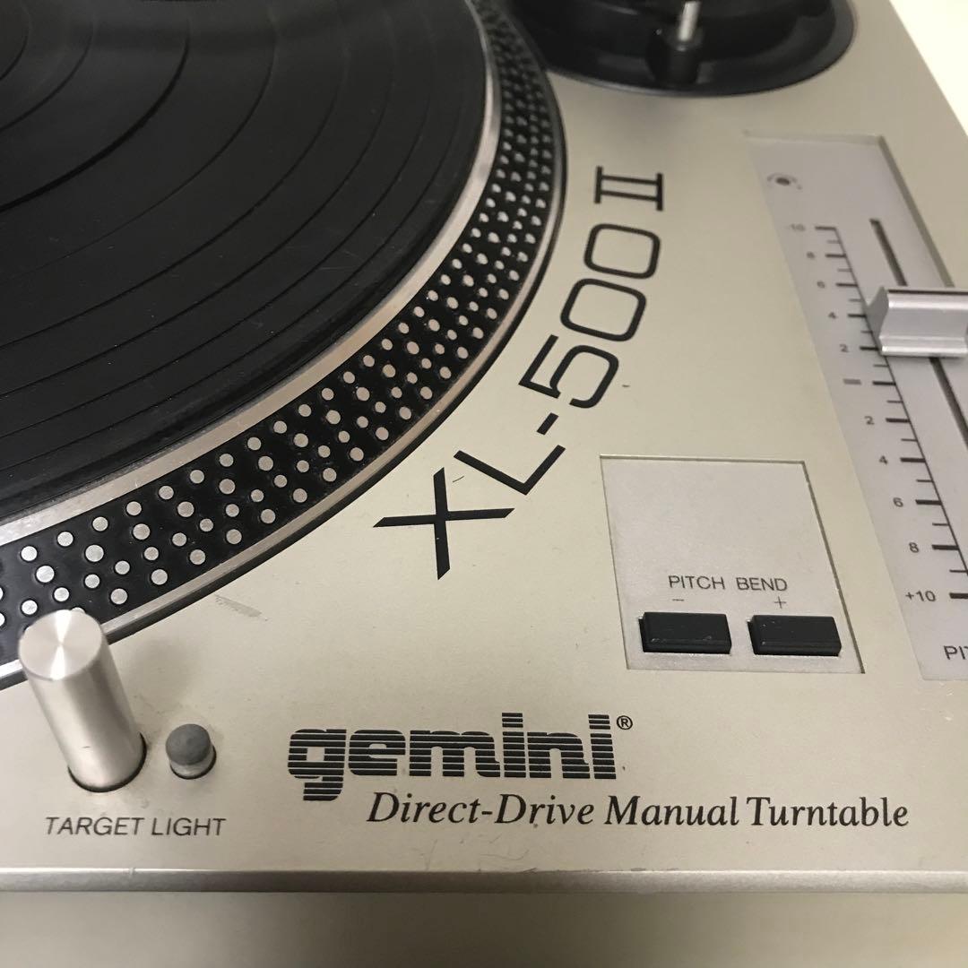 gemini XL-500 II ターンテーブル　レコードプレーヤー
