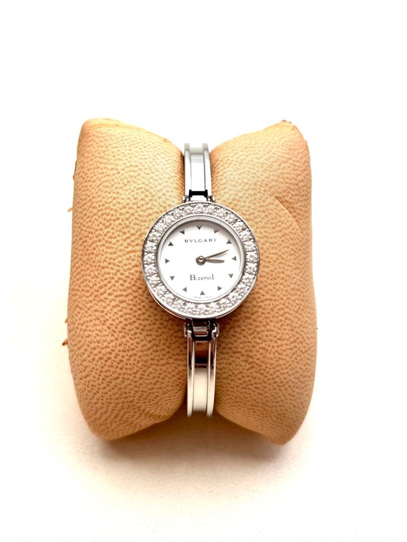 ★極美品★ブルガリ B-ZER01 BZ22S ダイヤベゼル 腕時計