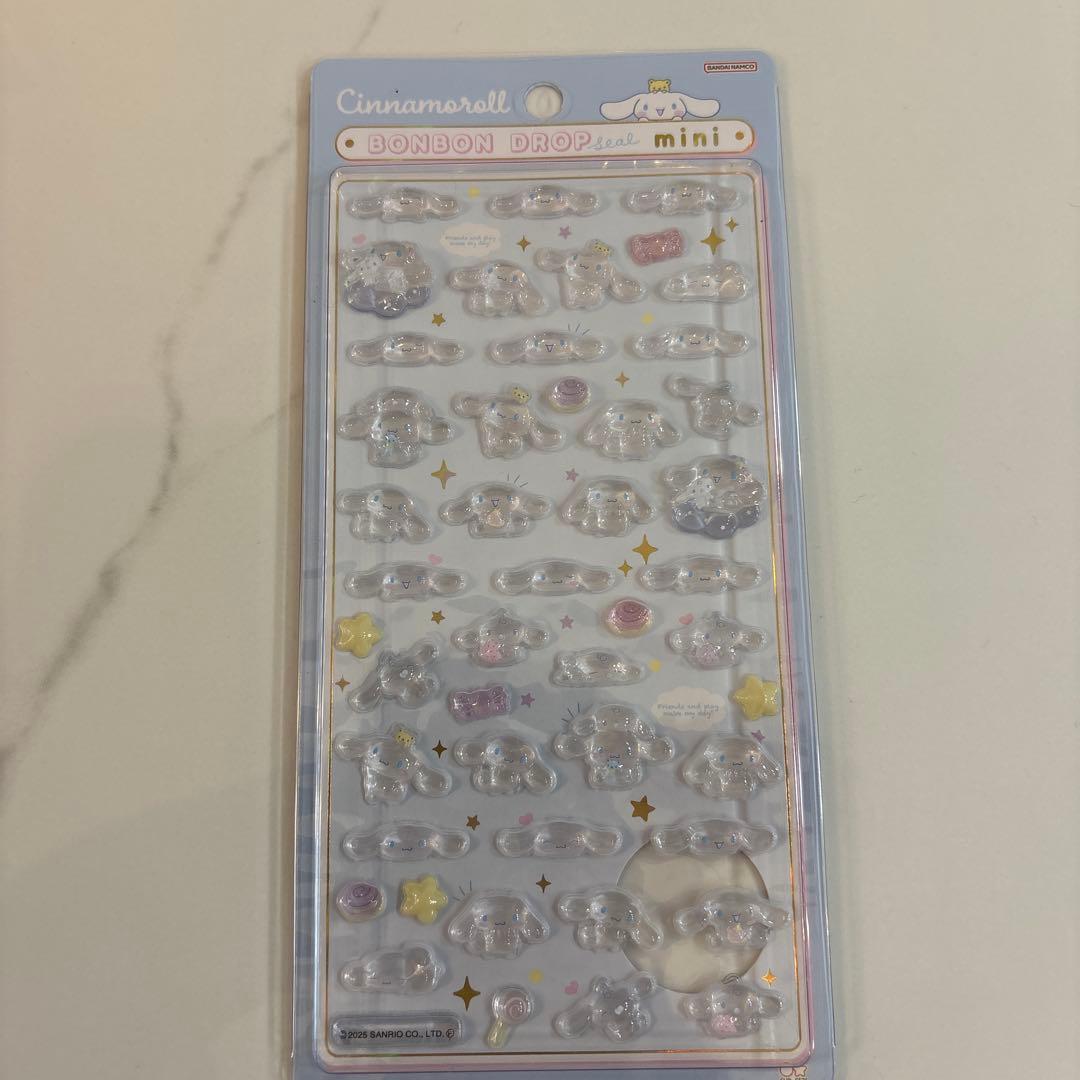 お値下げ中！正規品サンリオボンボンドロップシール全種 mini全種