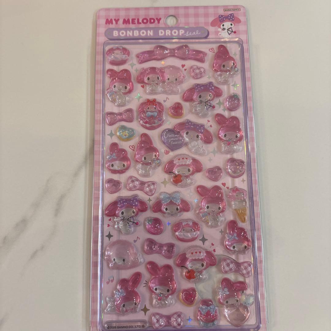 お値下げ中！正規品サンリオボンボンドロップシール全種 mini全種