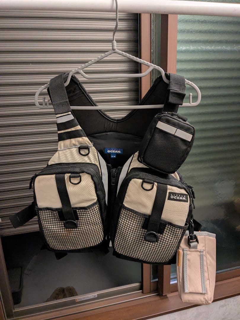 リトルオーシャン ウェーディングベスト フローティングベスト S/M 中古