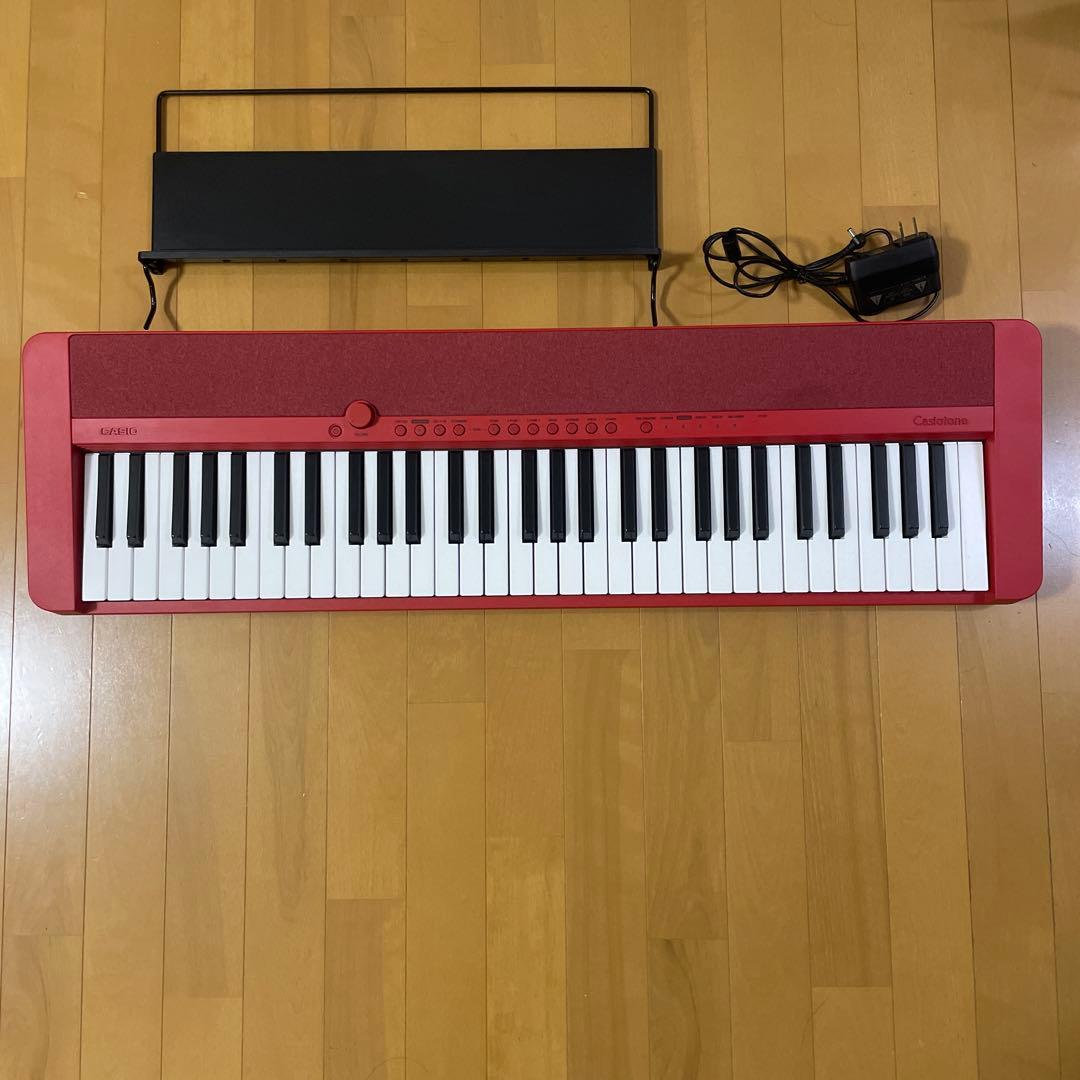 Casiotone CT-S1赤 61鍵 電子ピアノ