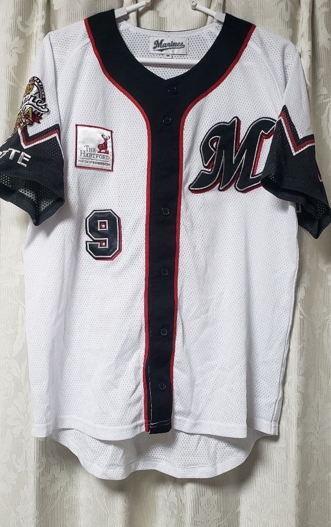 【Mサイズ】千葉ロッテマリーンズ　福浦和也　誠　ユニフォーム