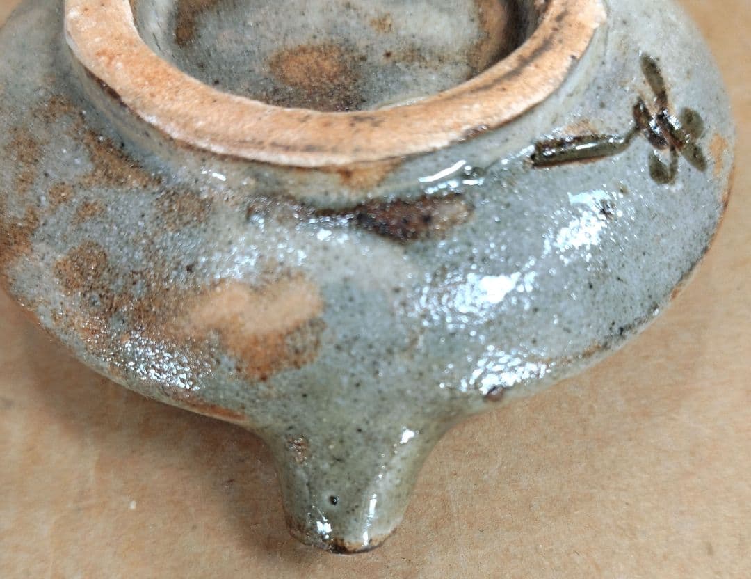 miiko ginta【本物保証】金城次郎 壷屋焼 水滴 共箱 栞 壺屋焼