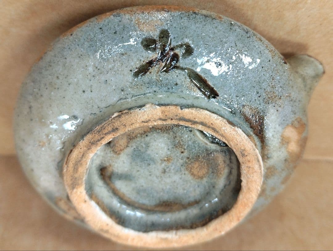 miiko ginta【本物保証】金城次郎 壷屋焼 水滴 共箱 栞 壺屋焼