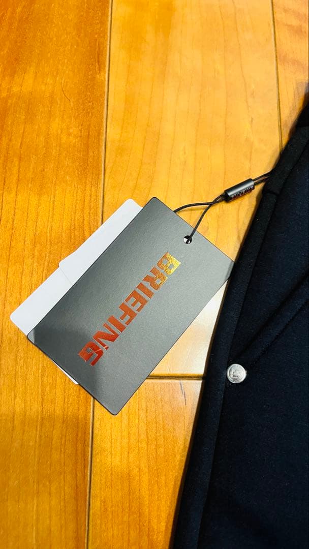 BRIEFING ブラックパンツ スリムフィット