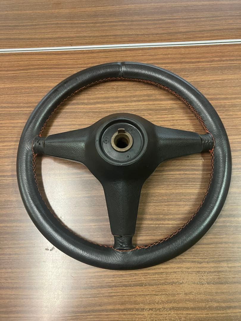 ローバーミニ　クーパー　レザー巻きステアリング