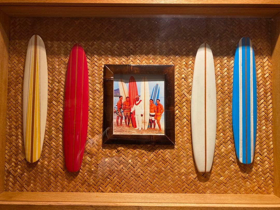 ハンドメイド　ミニチュアサーフボード