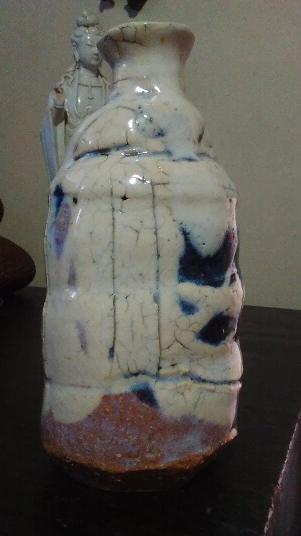 萩焼　永地博正　徳利　共箱・共布・未使用