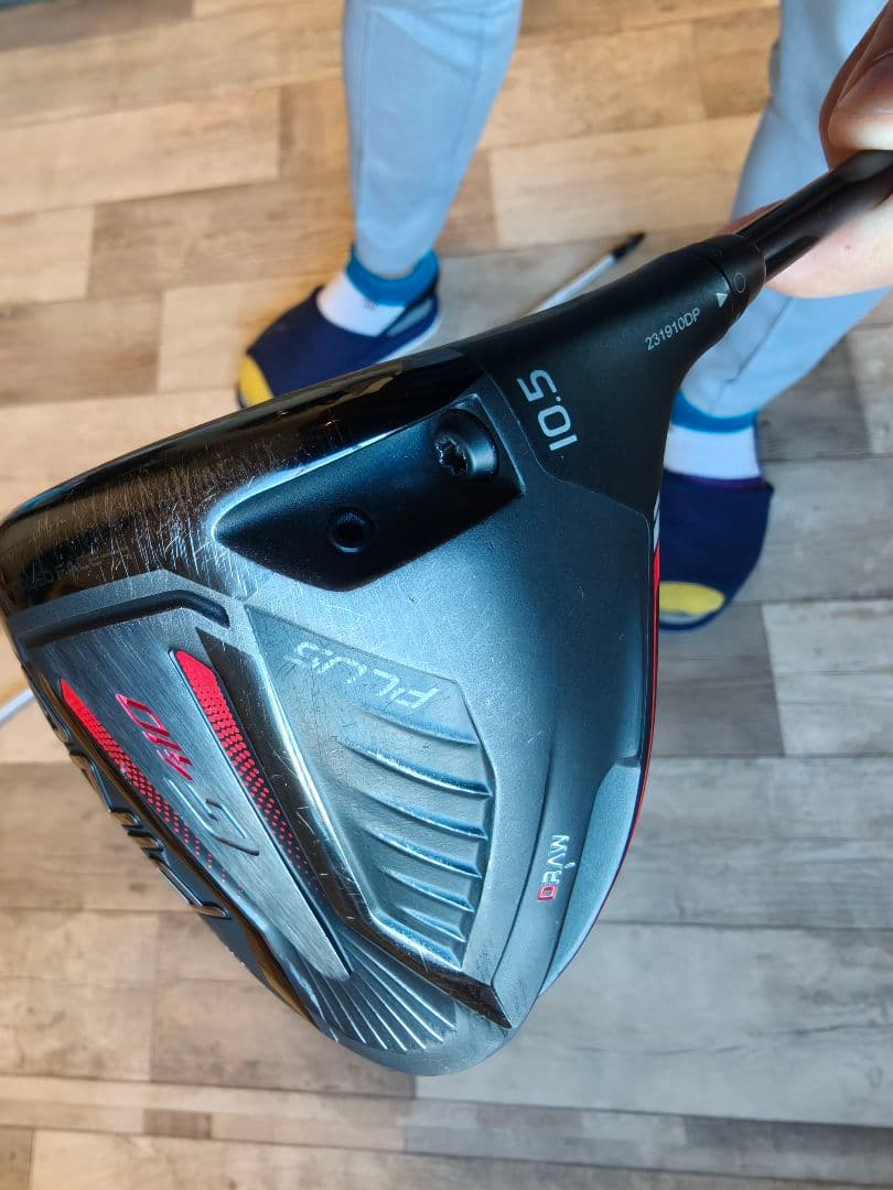 中古　ピン G410 PLUS ドライバー 10.5° S　別途シャフト付き