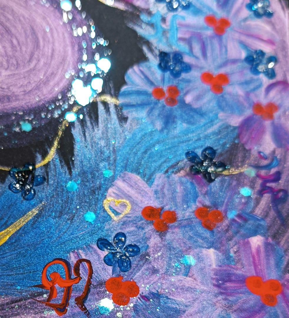 開運絵画　❀優雅なる自由❀梵字鬼門