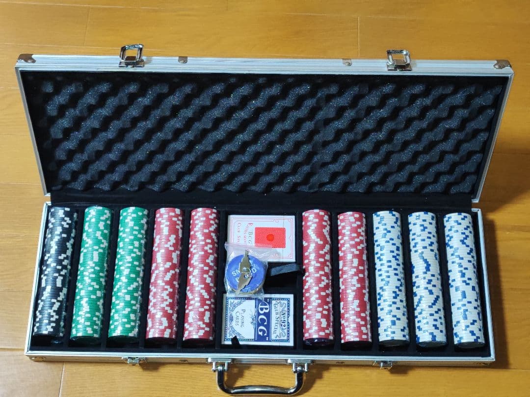 カジノ チップ トランプ ポーカー　カジノチップ 500枚　ポーカーセット
